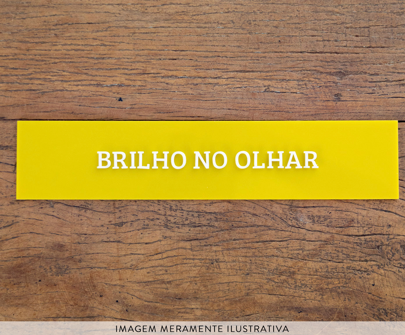 Placa Decorativa em Acr&iacute;lico "Brilho no Olhar" - image 1