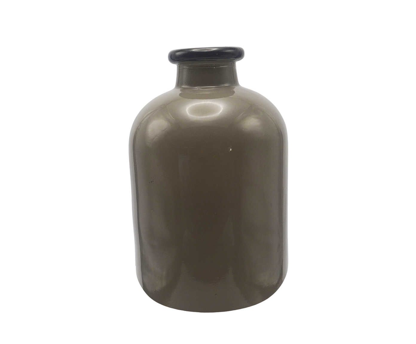 Vaso London Cinza e Preto - 17 cm - image 0