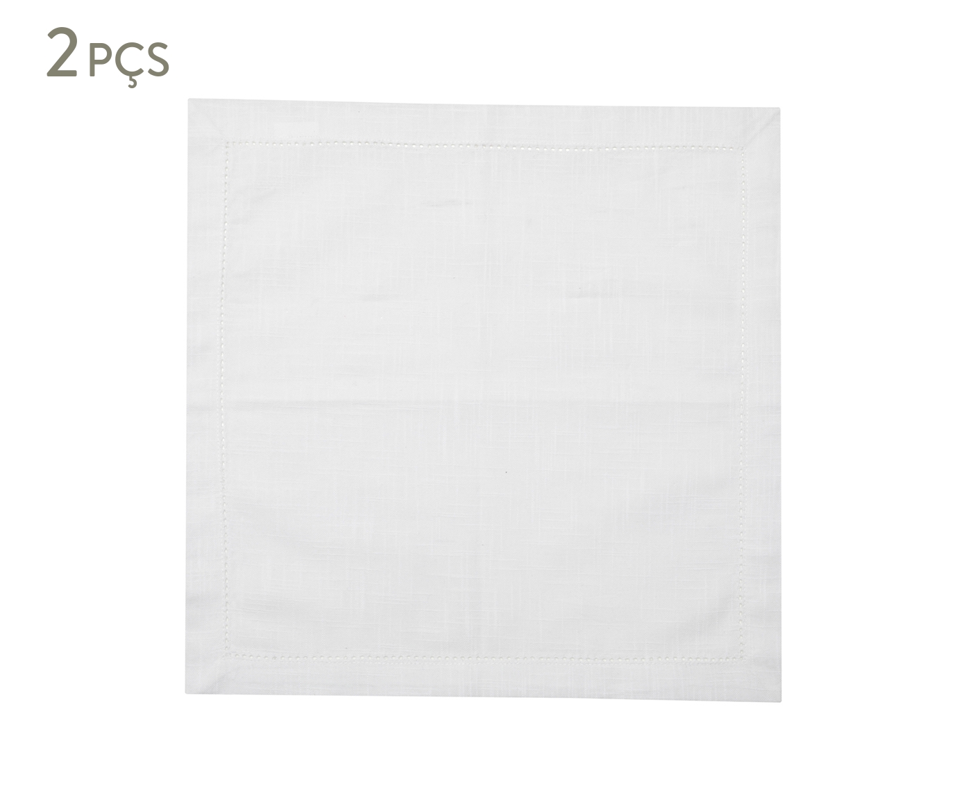 Jogo de Guardanapos Ponto Ajour Luxo Branco - image 0