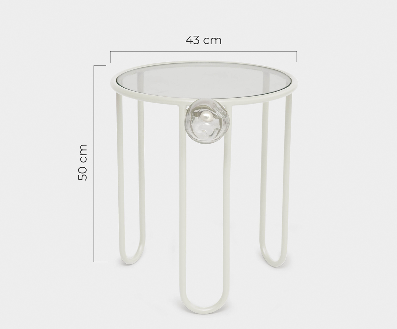 Mesa Lateral Murano Porcelana - image 1