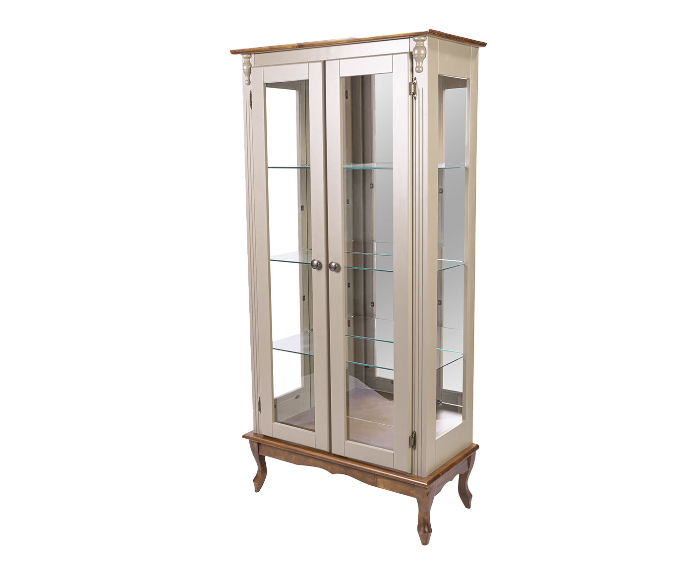 Vitrine Luiz Xv Am&ecirc;ndoa e Imbuia Glaser - image 0