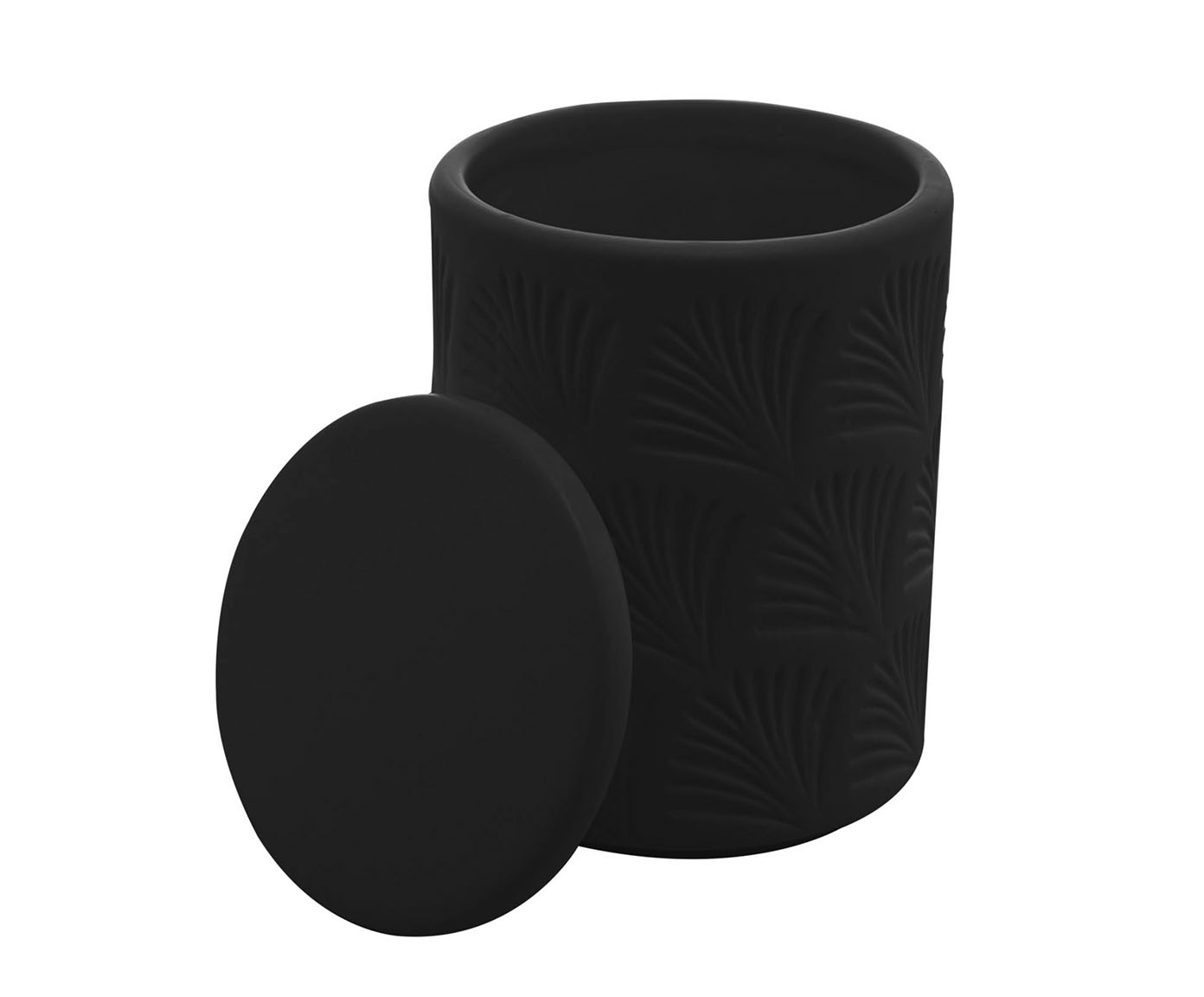 Jogo para Banheiro Leaf Preto image number 3