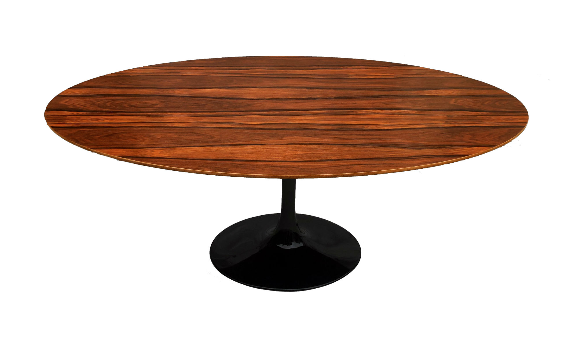Mesa Saarinen Oval Pau Ferro Base Preta - image 1