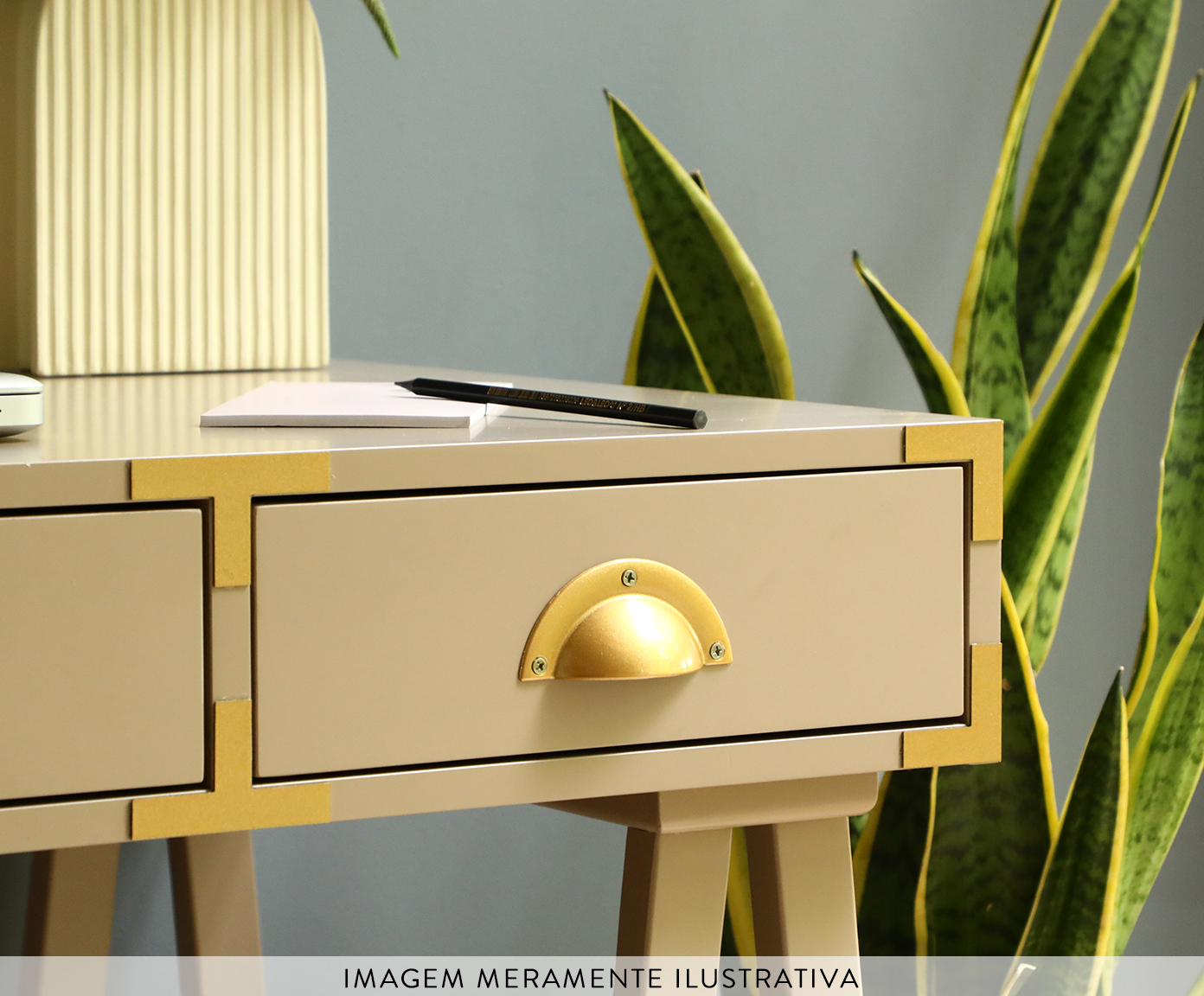 Mesa de Cabeceira Glam - Branco image number 8