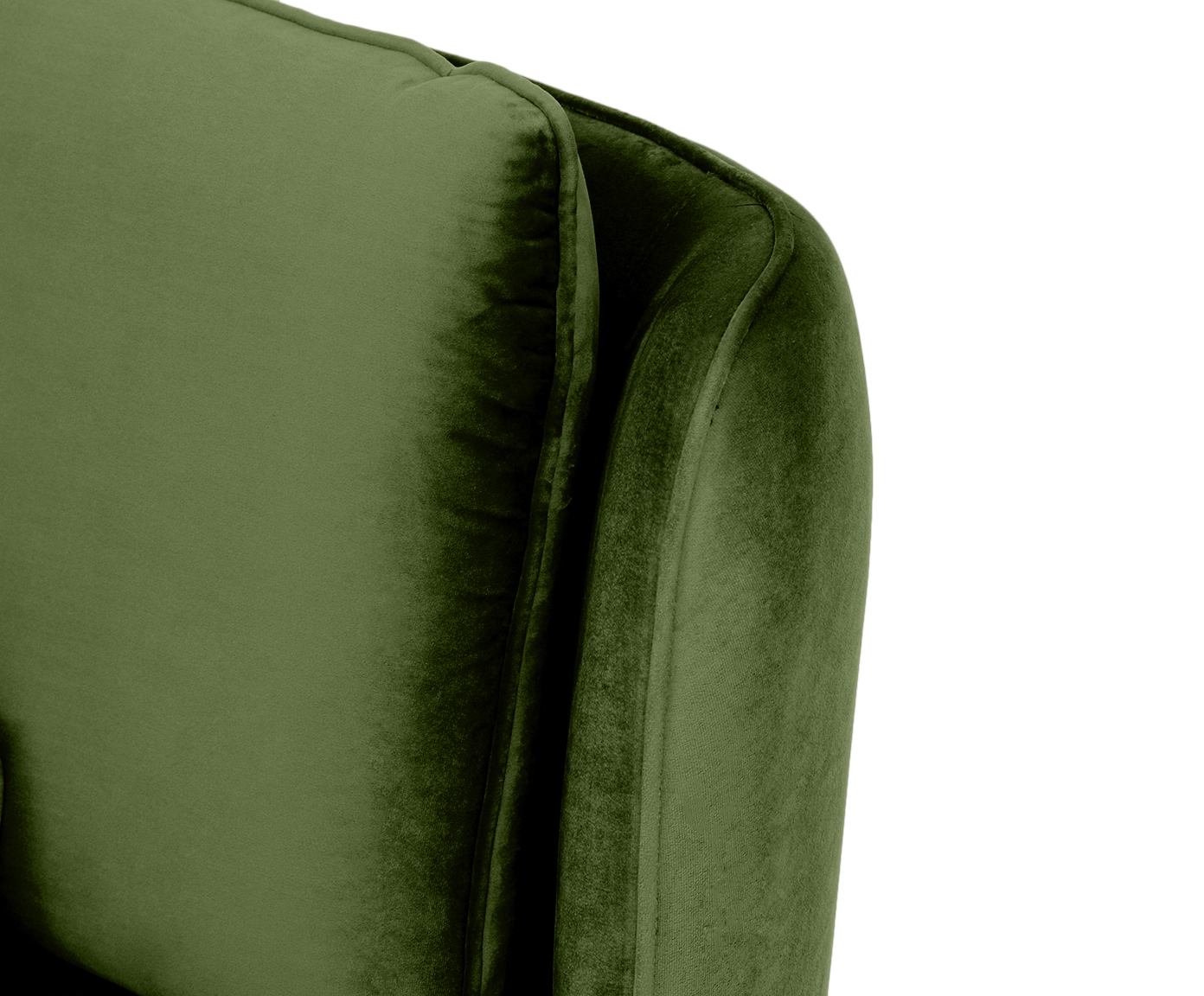 Sof&aacute; All In em Veludo - Verde image number 7
