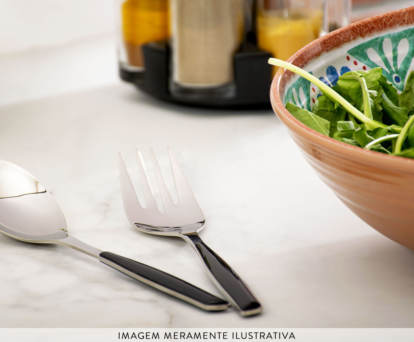 Jogo de Talheres para Salada Glamour image number 5