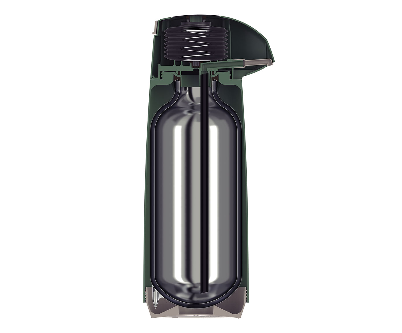 Garrafa T&eacute;rmica com Bomba Villani Verde - image 1