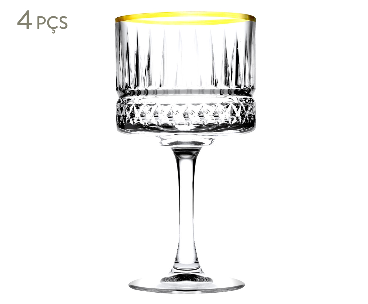 Jogo de Ta&ccedil;as para Coquetel Elysia Gold Rim - image 0