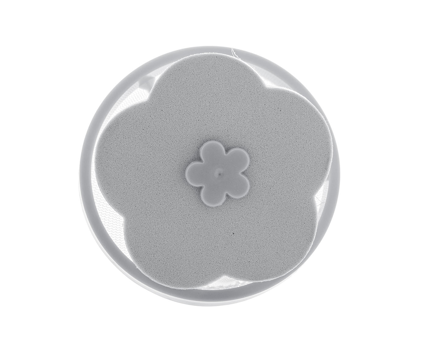 Coletor de Cabelos para M&aacute;quina de Lavar Flor Cinza Lyor - image 0