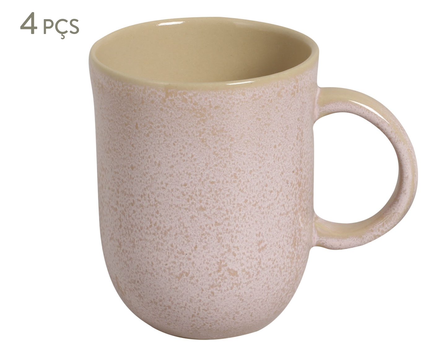 Jogo de Canecas Coup Stoneware Grande Litchi - image 0