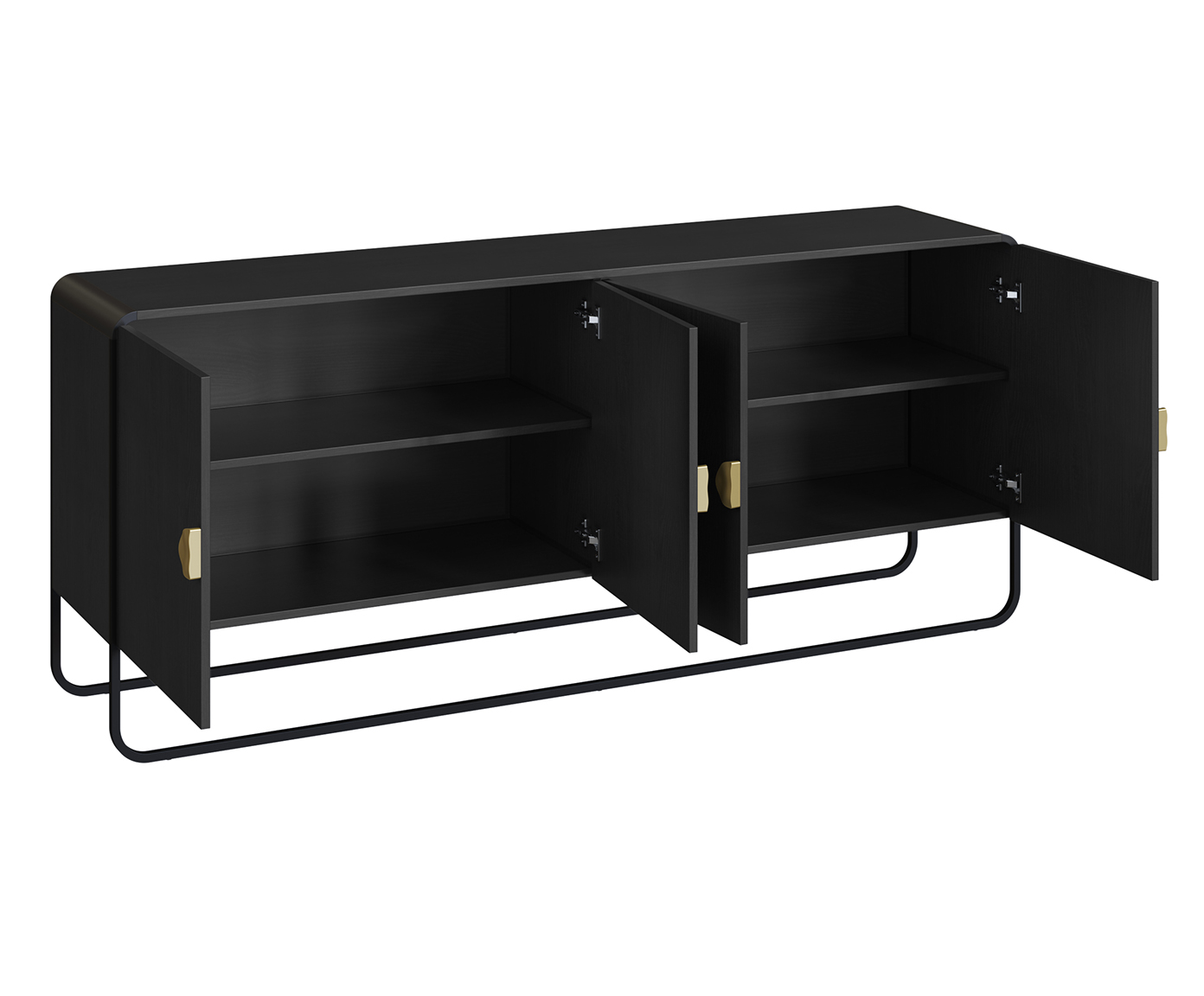 Balc&atilde;o Buffet Luna - Nero - image 1