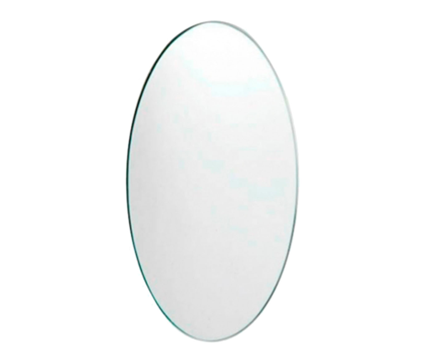 Espelho Lapidado Oval com Pendurador Grande - image 1