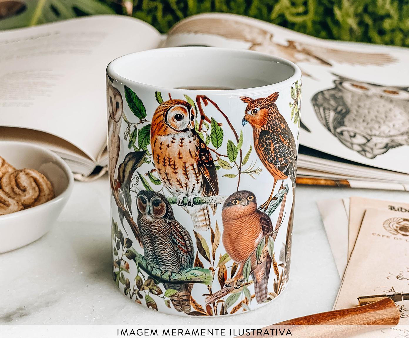Caneca Corujas image number 2