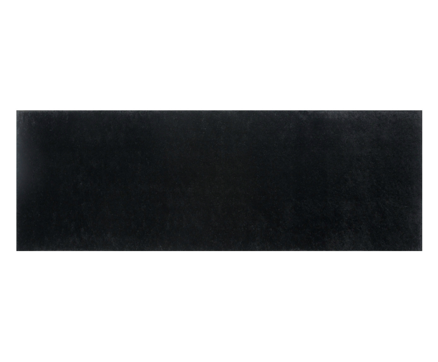 Passadeira Shaggy Smooth Preto - image 0