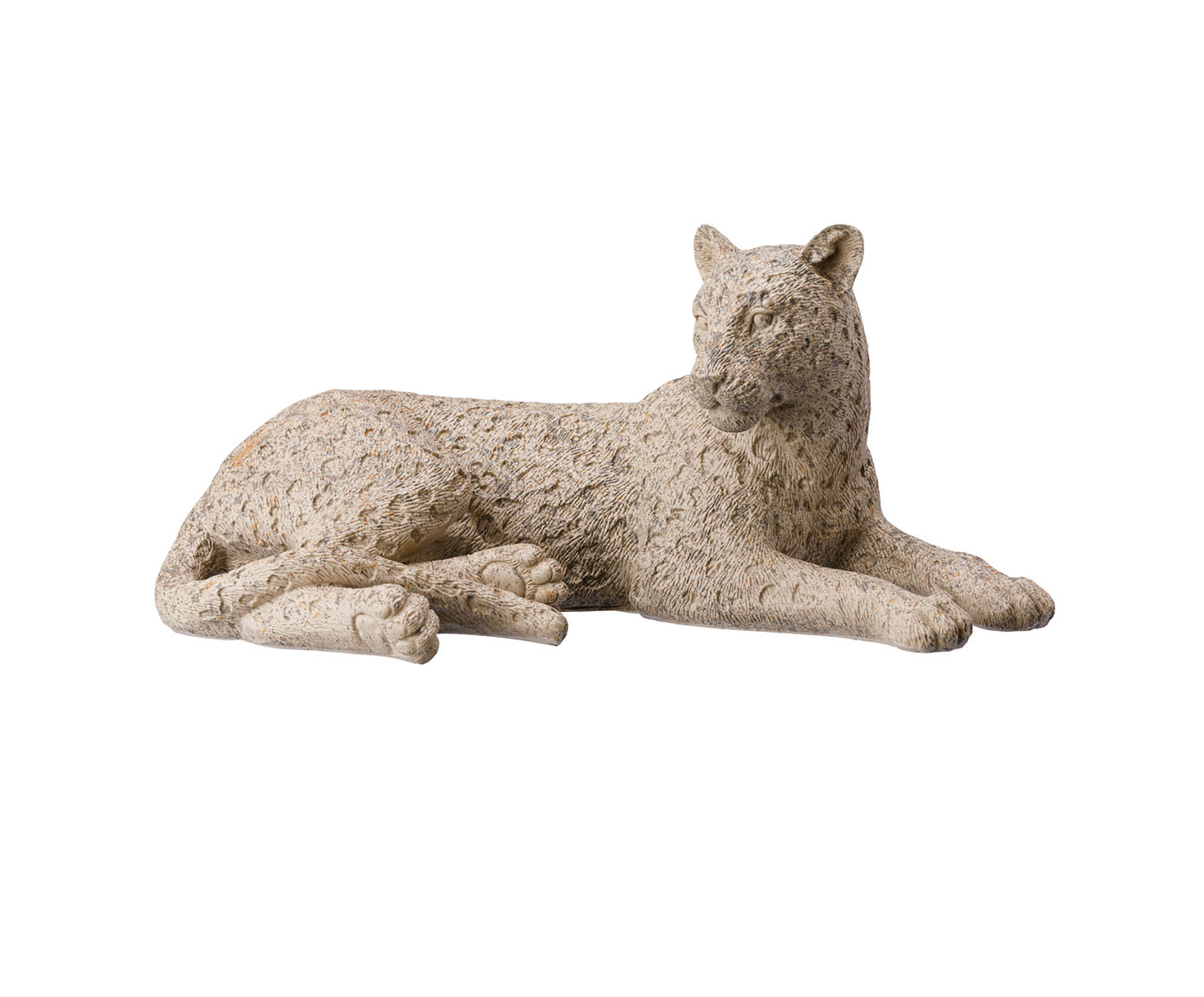 Escultura On&ccedil;a em Repouso Bege - image 0