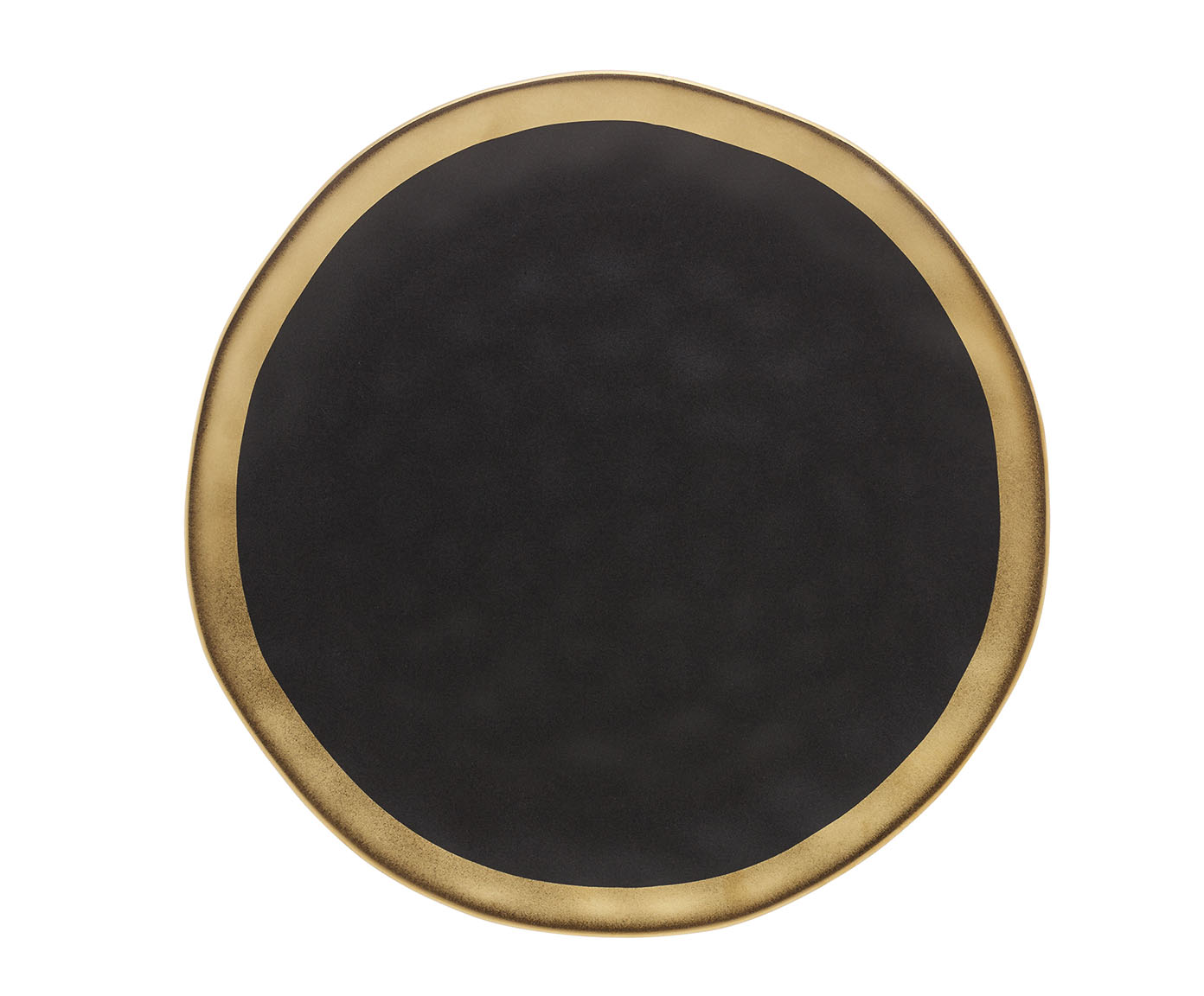 Prato para Sobremesa Dubai Preto e Dourado - image 0