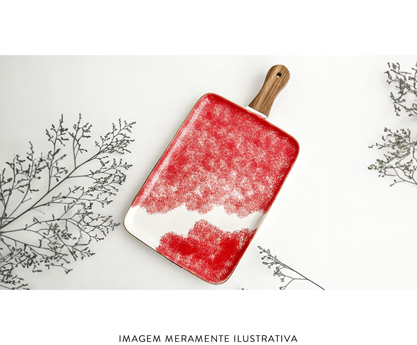 Enfeite com Cabo Dual Vermelho - image 1