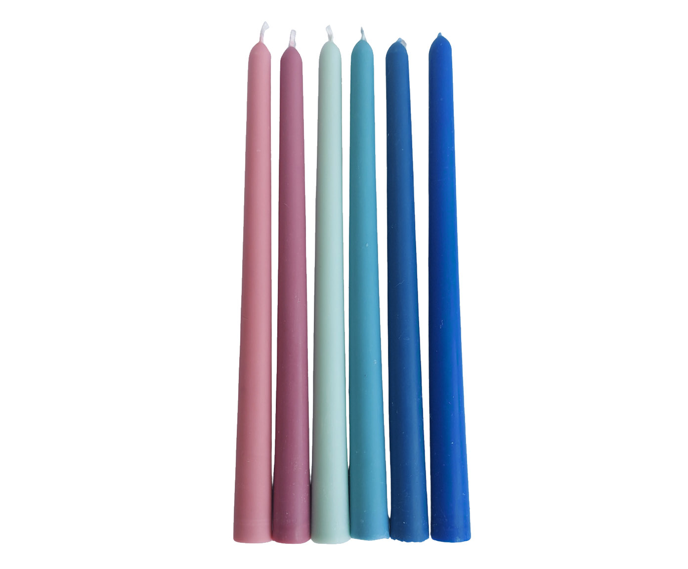 Velas para Casti&ccedil;al Mix and Match Ros&ecirc; e Azul - 6 pe&ccedil;as - image 0