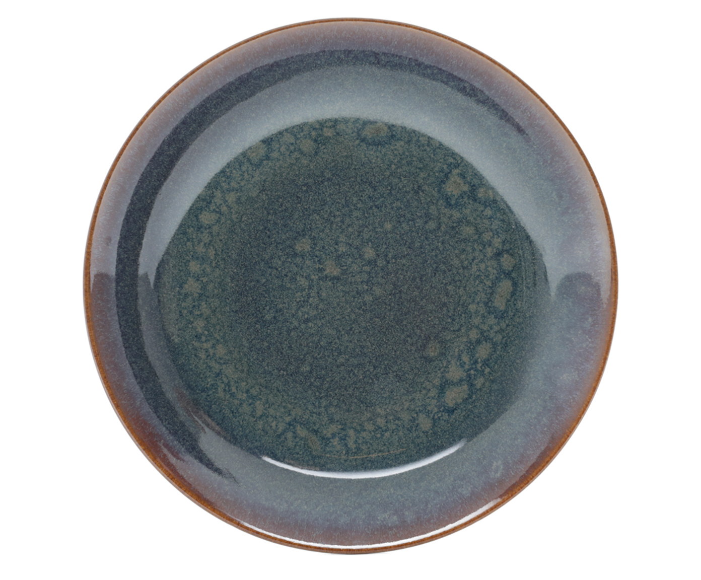 Jogo de Pratos Fundos em Porcelana Reactive Glaze - image 1