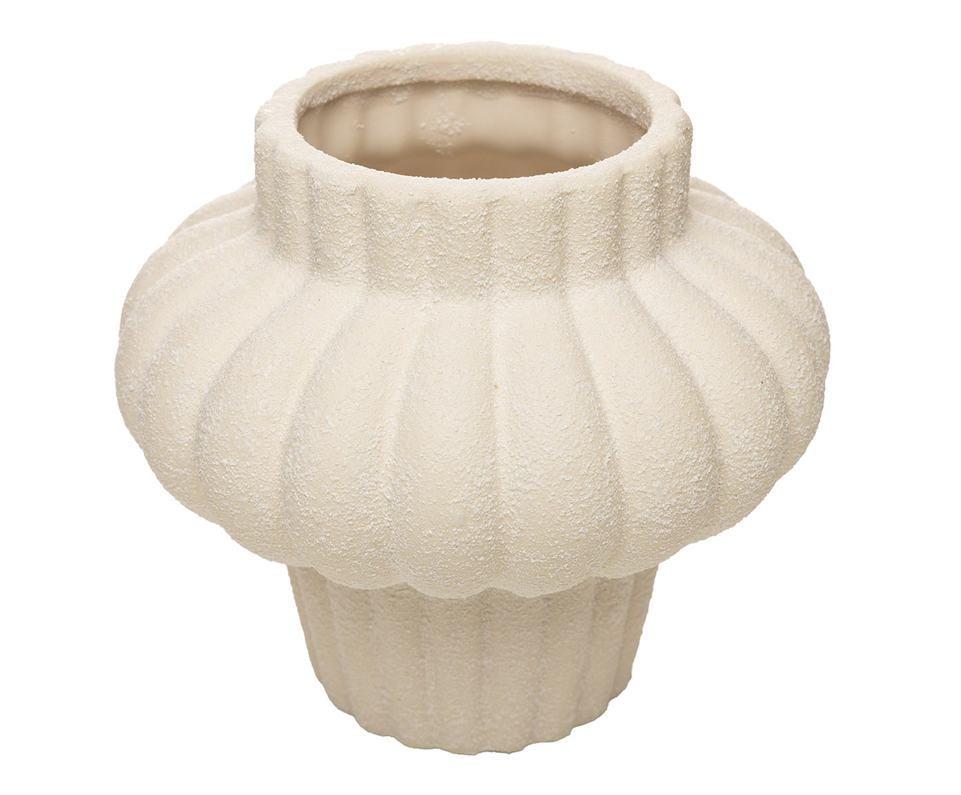 Vaso de Cer&acirc;mica Pilar Ondulado - image 1