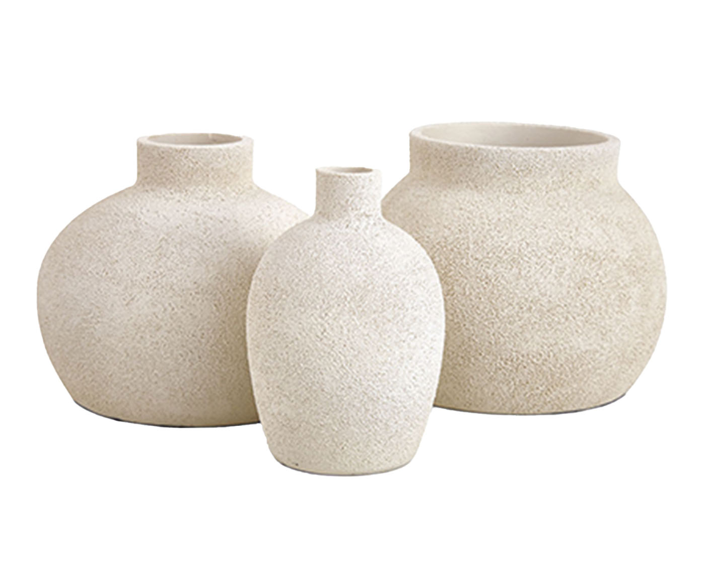 Jogo Minivasos Llanke Off White - image 0