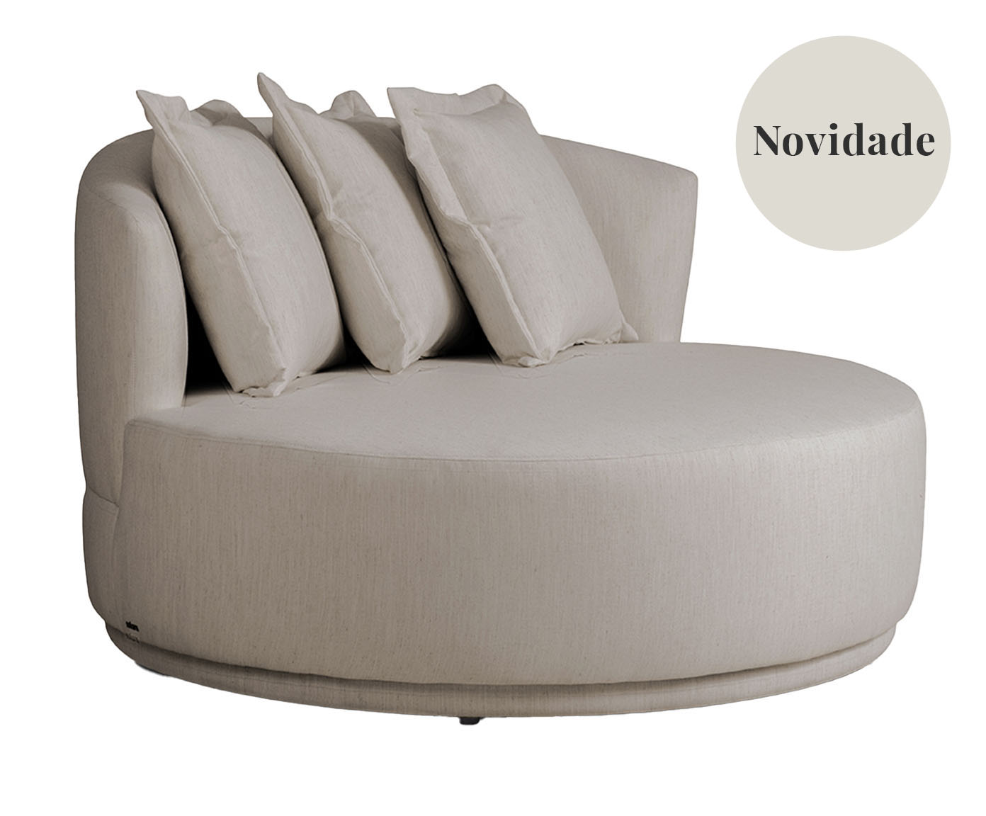 Sof&aacute; Chaiselongue Girat&oacute;rio Heloisa Bege - image 1