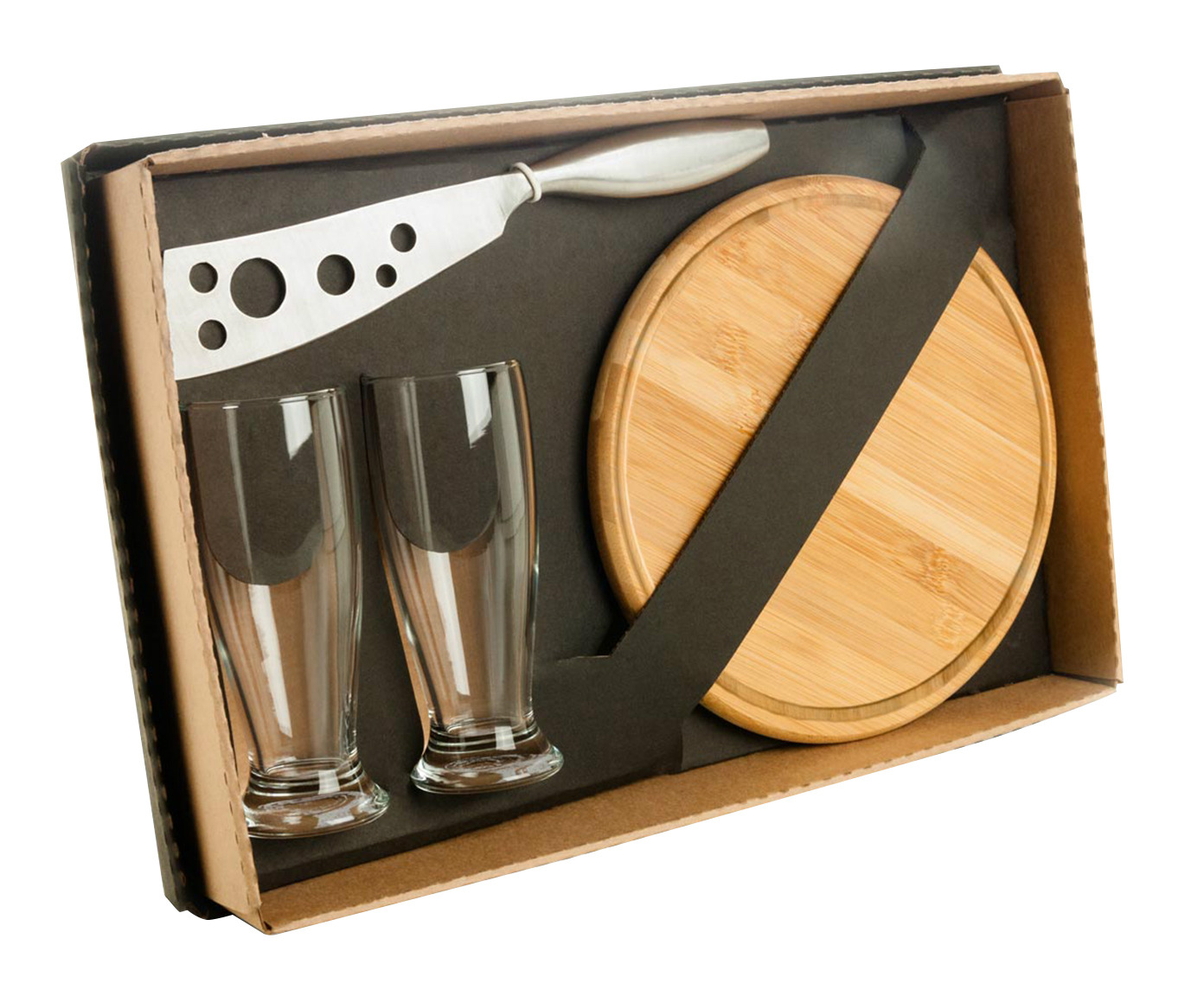 Jogo para Queijo E Cerveja em Inox E Bambu Chees image number 5