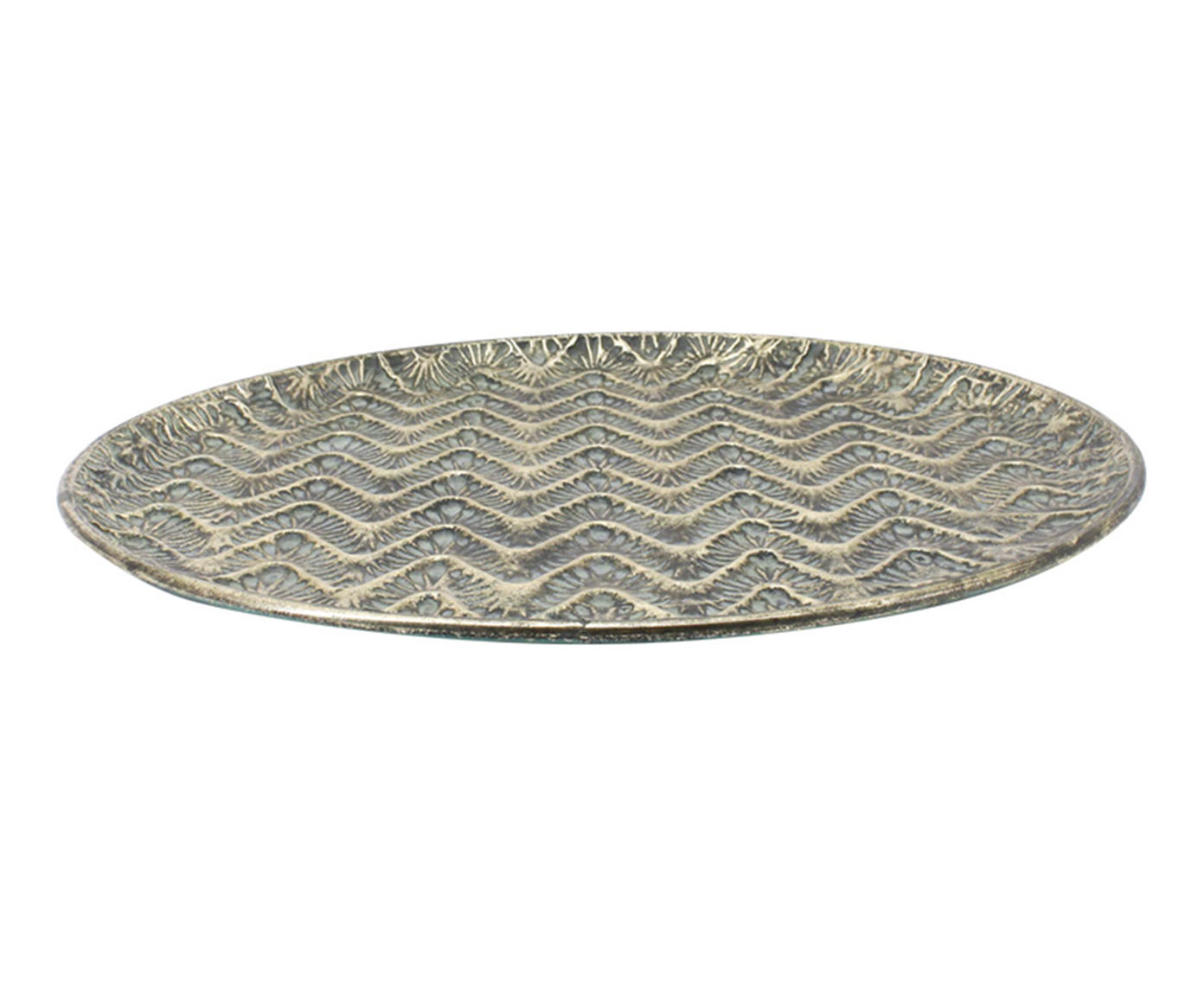 Bandeja em Metal Darla II Dourado - image 0