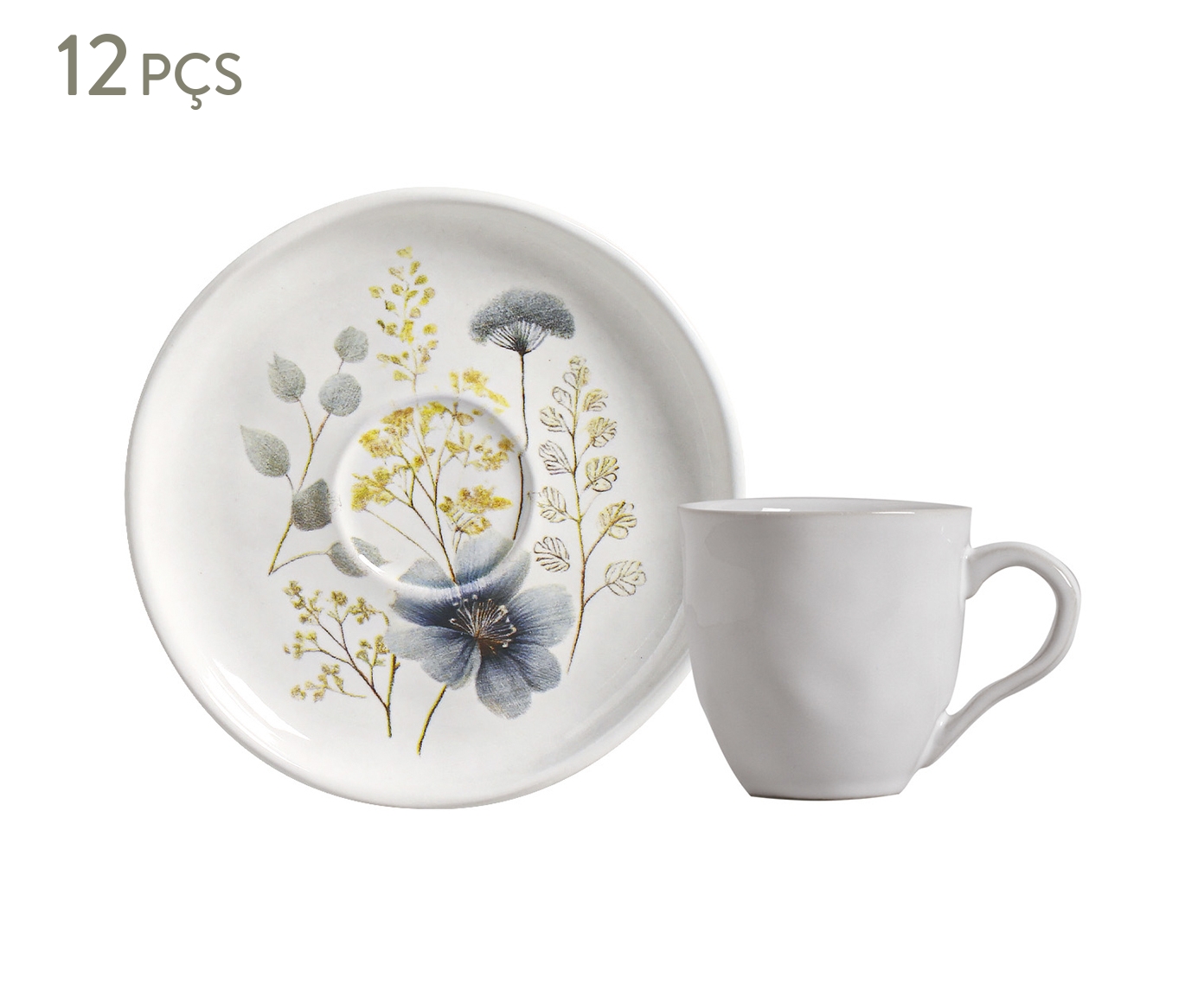 Jogo de X&iacute;caras para Caf&eacute; Bio Bella Floral - image 0