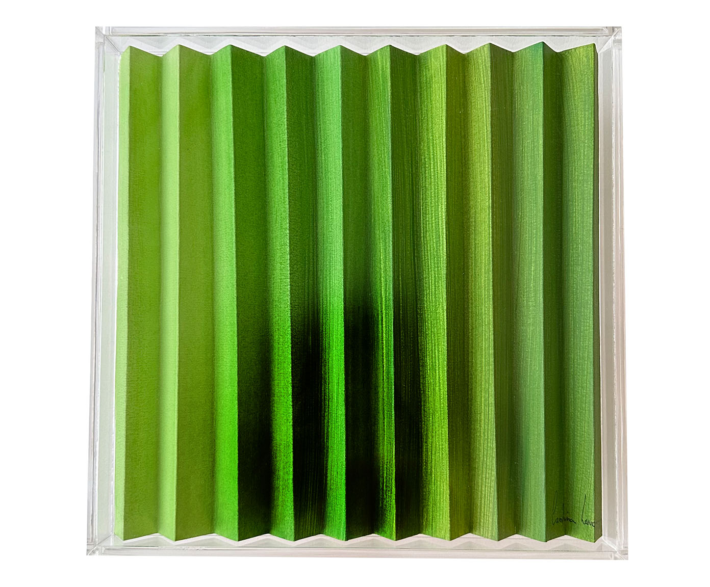 Quadro Degrad&ecirc; Aspargo - image 1