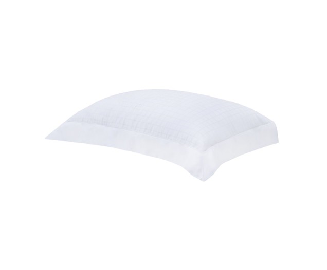 Fronha Damasck Square Cetim 300 Fios - Branco - image 1