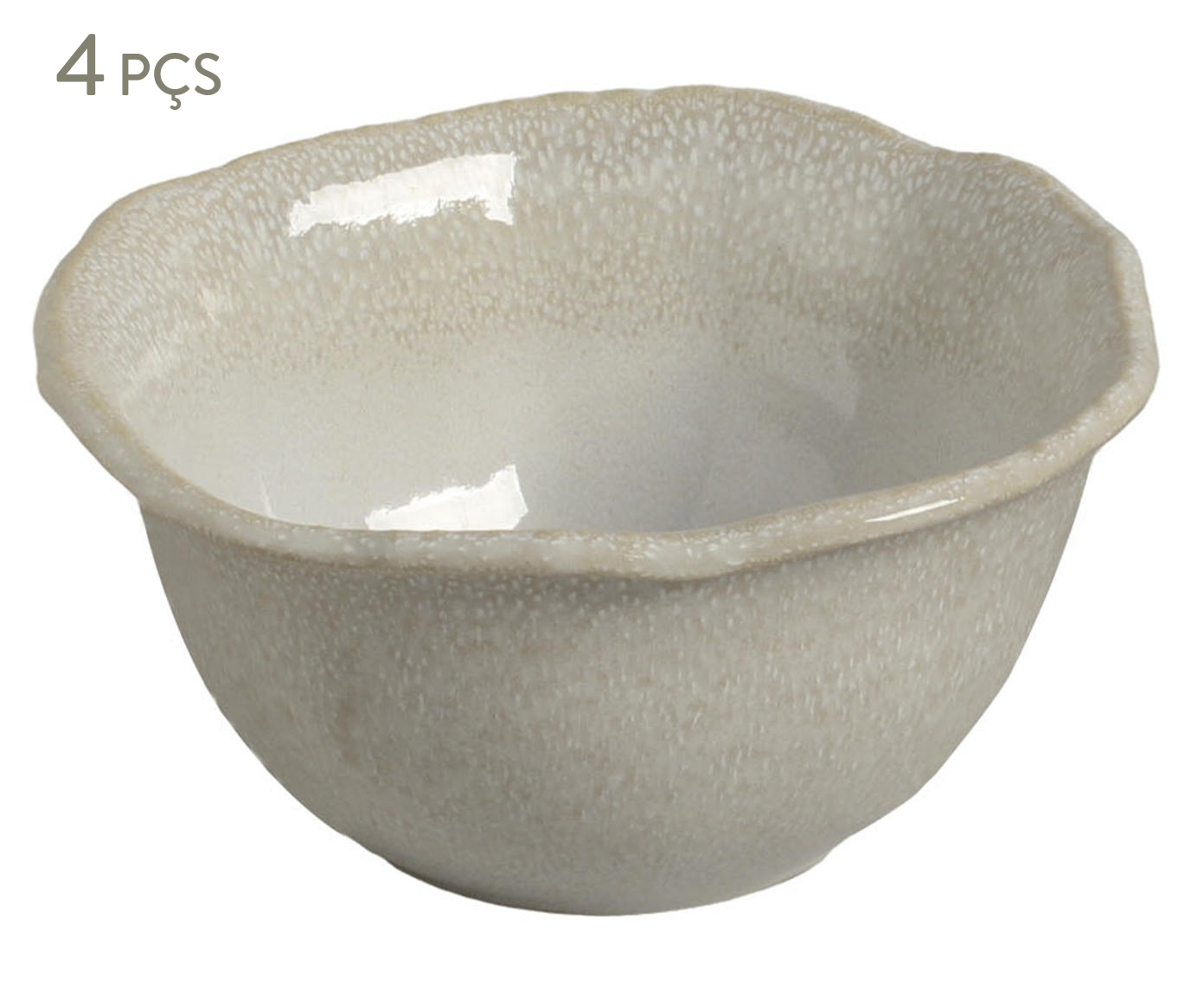 Jogo de Bowls Org&acirc;nico Eco Stone Arenito Branco - image 0