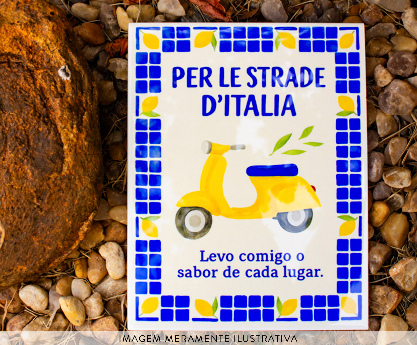 Azulejo Decorativo "Per Le Strade D'Italia" - image 1