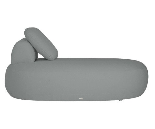 Sof&aacute; M&oacute;dulo Chaise Esquerdo Laguna by Elle - Boucle Cinza - image 1