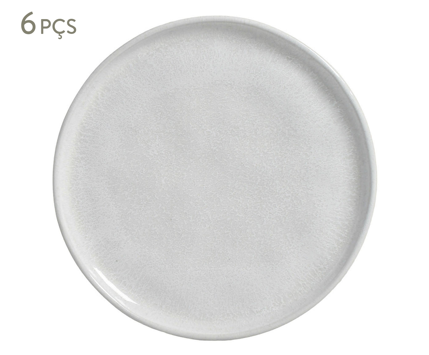 Jogo de Pratos para Sobremesa Bio Luz Branco Acinzentado - image 0