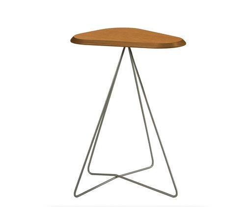 Mesa Lateral Liz Laminado Castanho - image 0