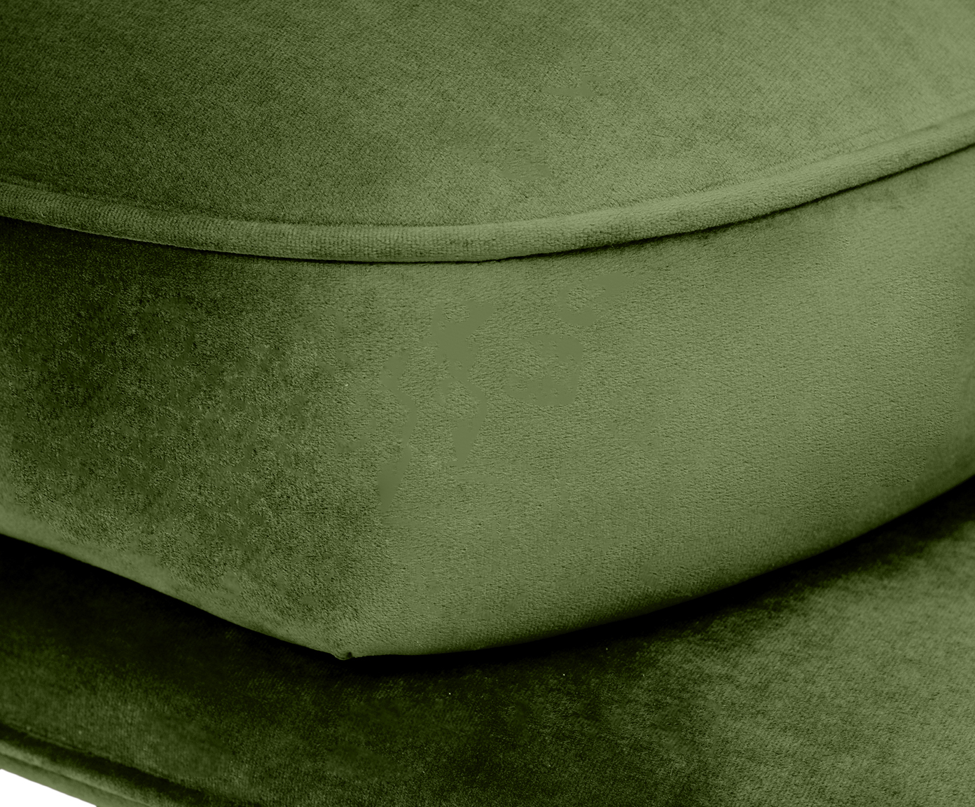 Sof&aacute; All In em Veludo - Verde image number 6