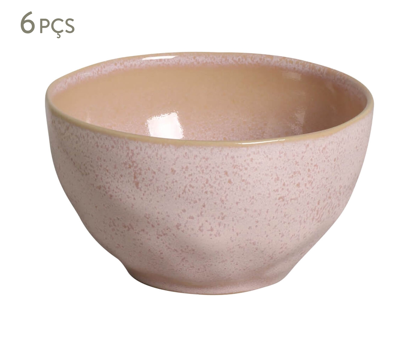 Jogo de Bowls Org&acirc;nico Litchi Rosa - image 0