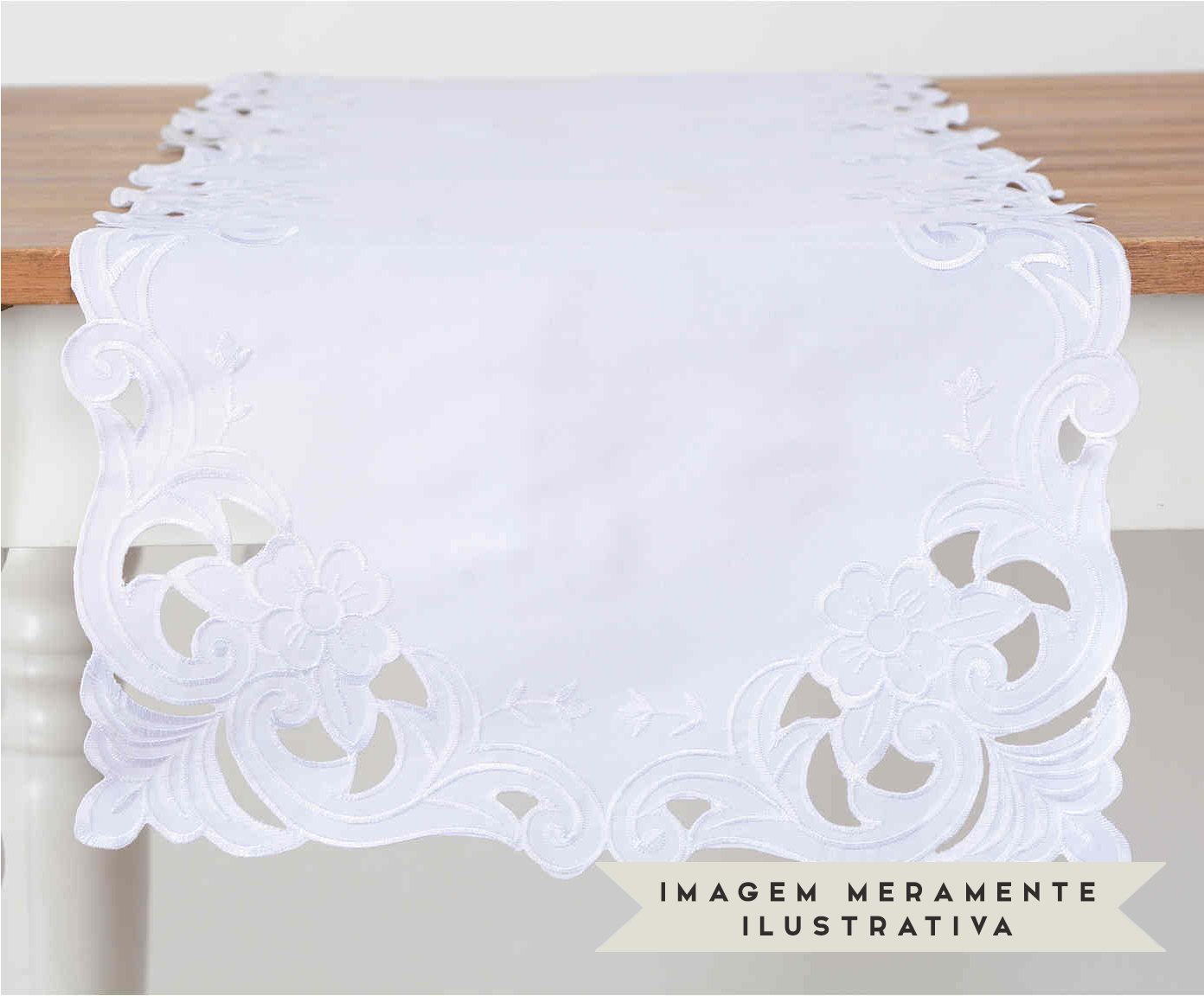 Caminho de Mesa Sheffield - Branco - image 1