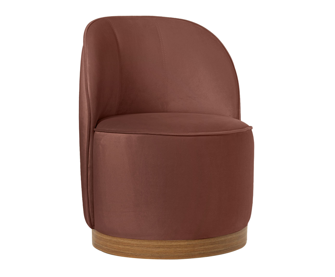 Poltrona em Veludo Harlow Rose - image 0