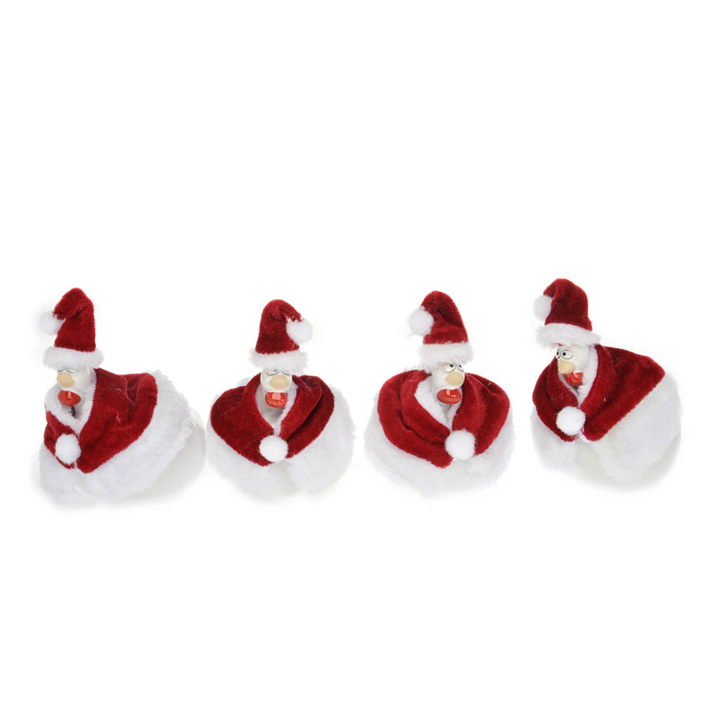 Jogo de Galinhas Natal Branco - image 0