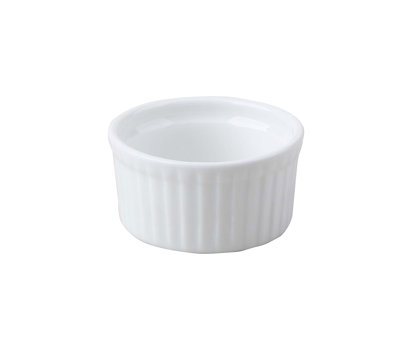 Jogo de ramequins Blanc em porcelana branco image number 3
