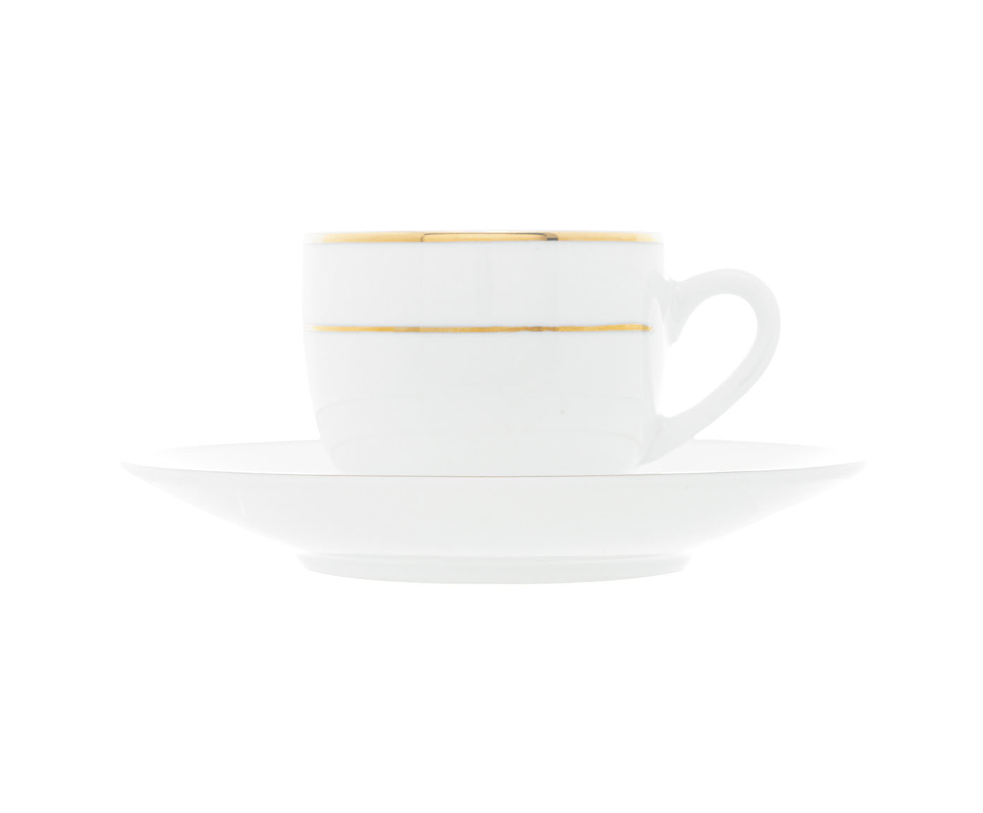 Jogo de X&iacute;caras para Caf&eacute; com Fio Dourado M&ocirc;naco image number 4