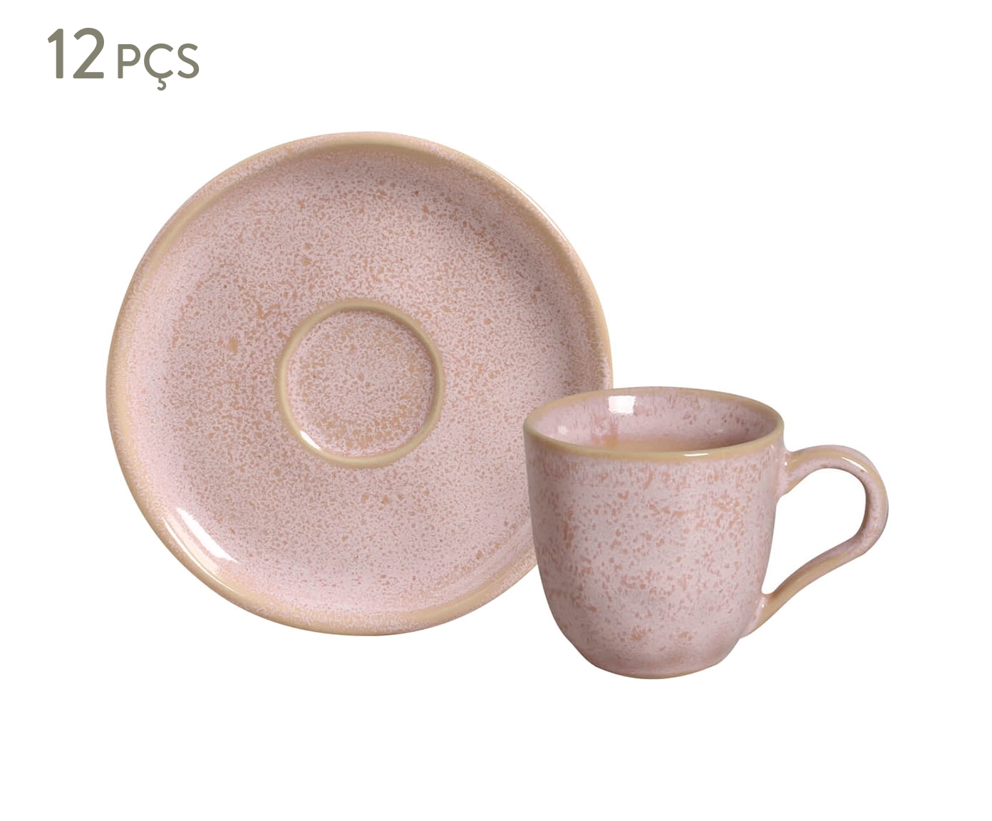 Jogo de X&iacute;caras para Caf&eacute; Bio Litchi Rosa - image 0