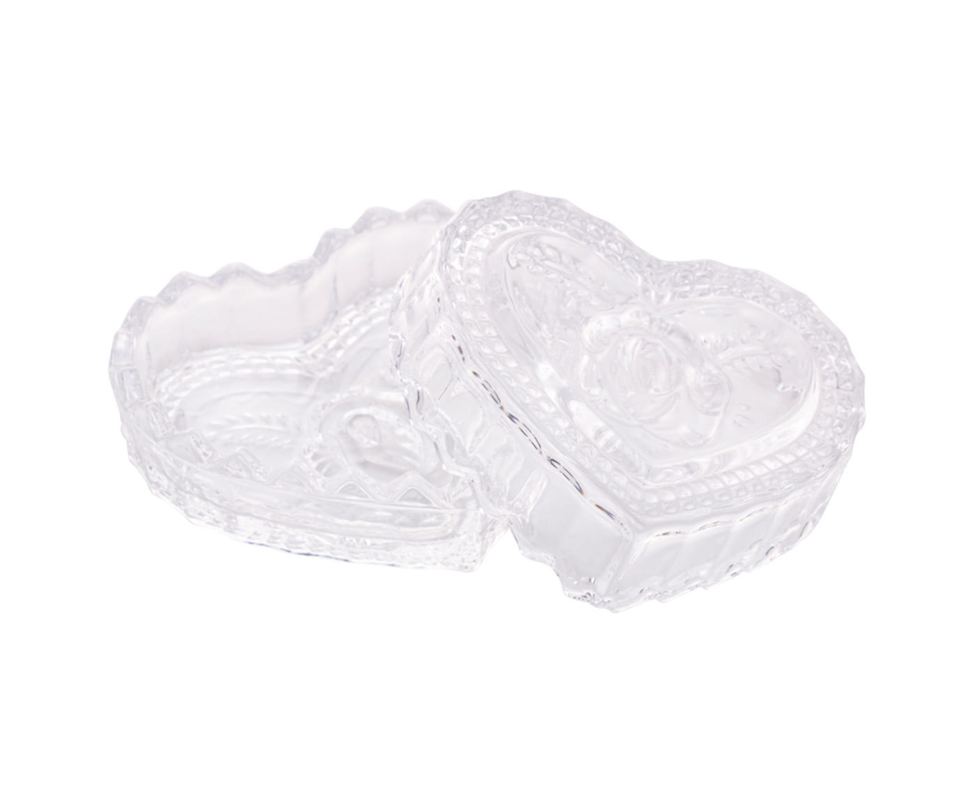 Pote Decorativo em Cristal Cora&ccedil;&atilde;o - image 1