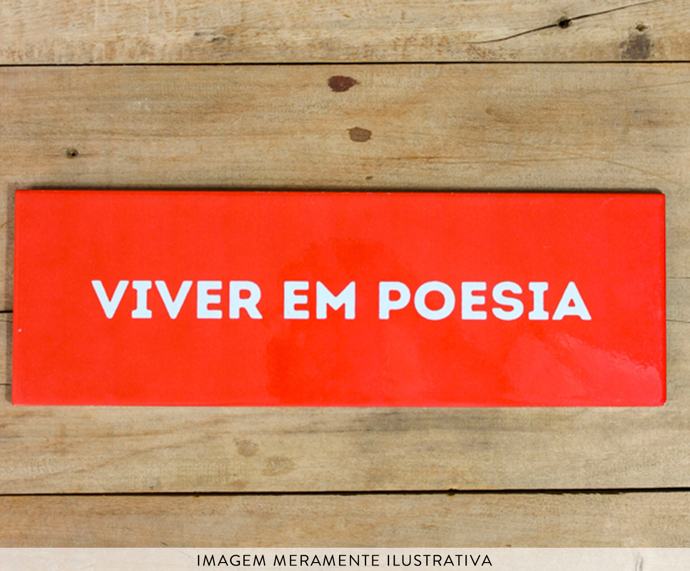 Azulejo Decorativo "Viver Em Poesia" - image 1