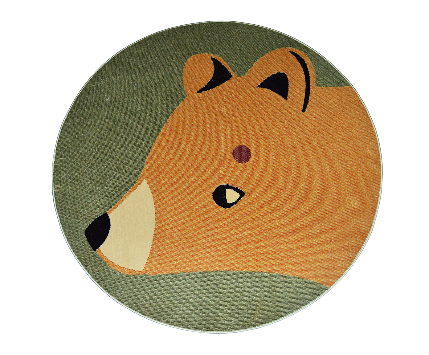 Tapete Madagascar Bear Verde e Creme - image 0