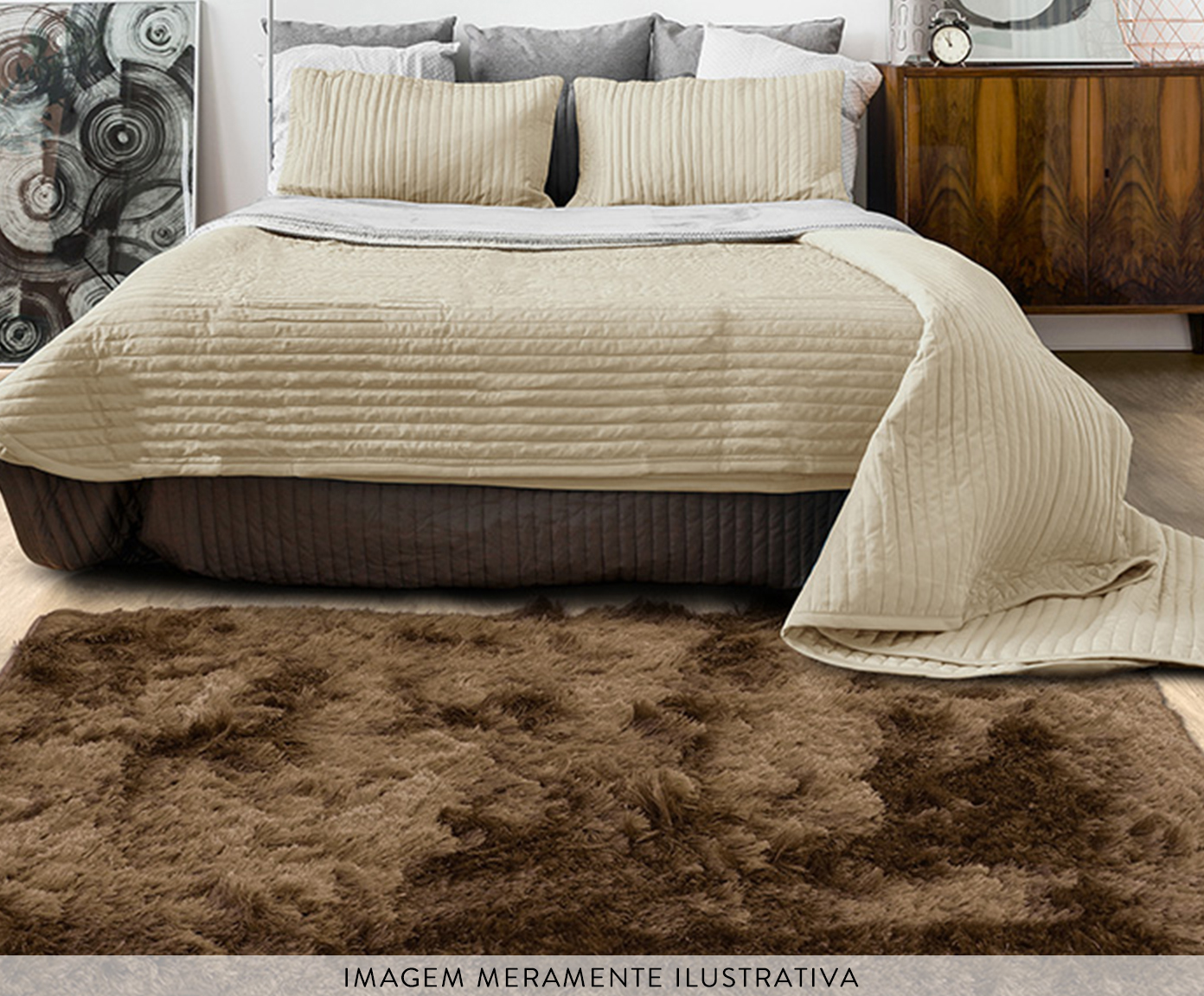 Tapete Tufting Show Castanho image number 4