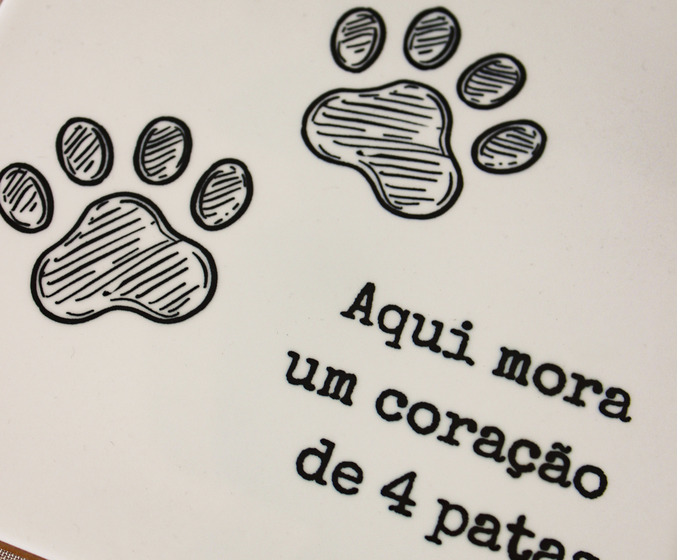 Azulejo Decorativo "Cora&ccedil;&atilde;o de Quatro Patas" - image 1