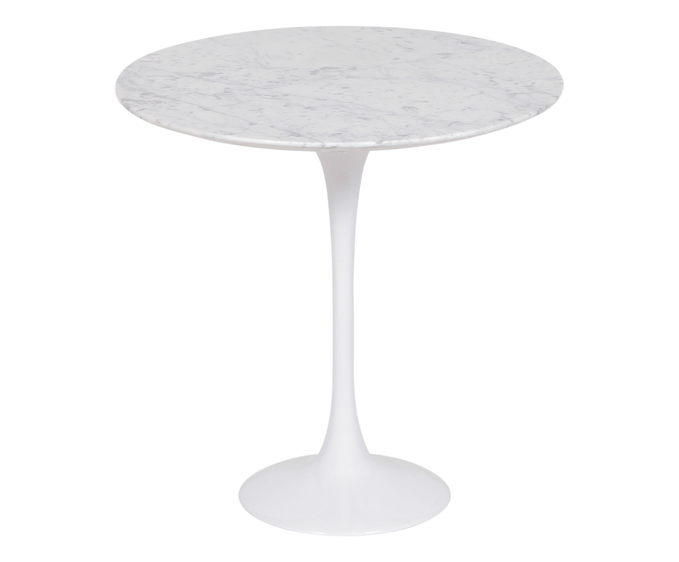 Mesa Saarinen Lateral Carrara Base Branca - image 0